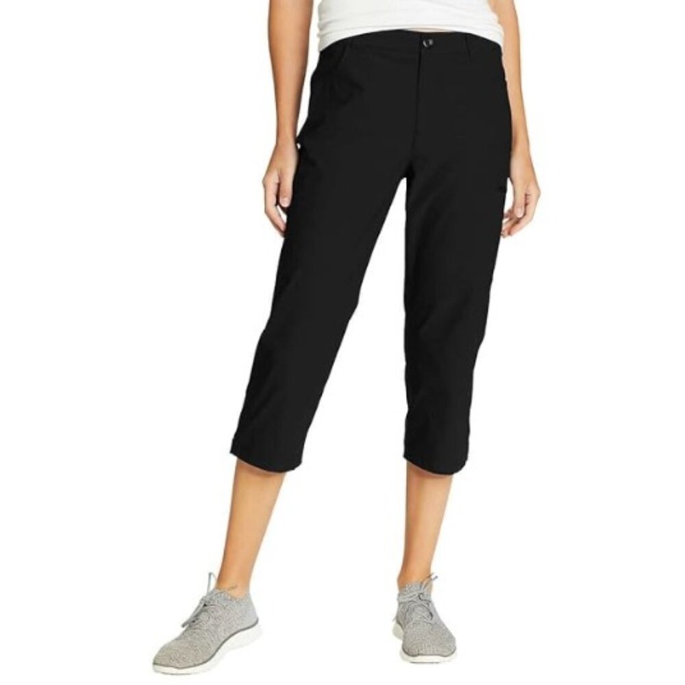 Eddie Bauer Black Capri Pants – Lightweight Stretch size 4
